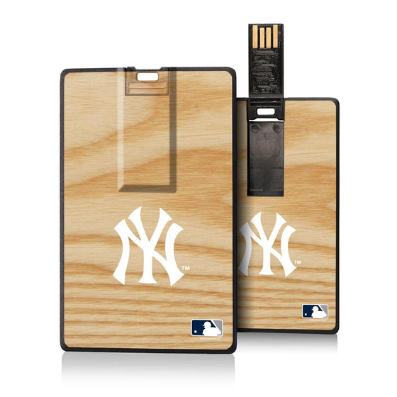 New York Yankees Wood Bat Credit Card USB Drive 32GB-0