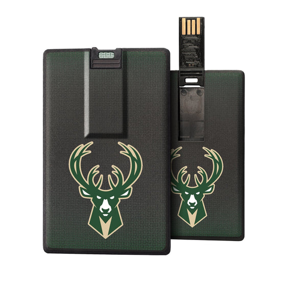 Milwaukee Bucks Linen Credit Card USB Drive 32GB-0