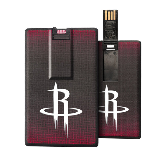 Houston Rockets Linen Credit Card USB Drive 32GB-0