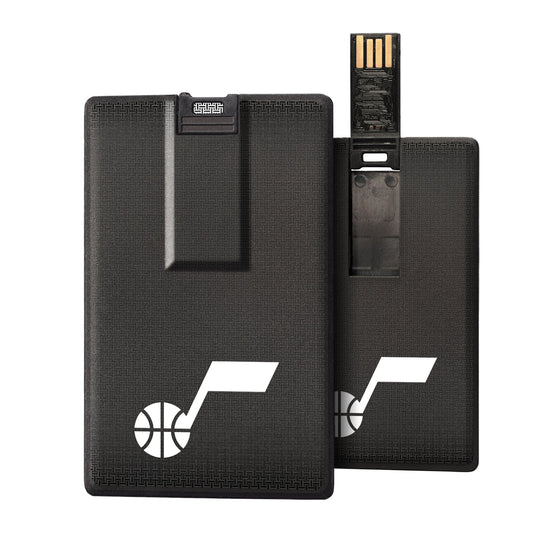 Utah Jazz Linen Credit Card USB Drive 32GB-0