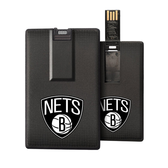 Brooklyn Nets Linen Credit Card USB Drive 32GB-0