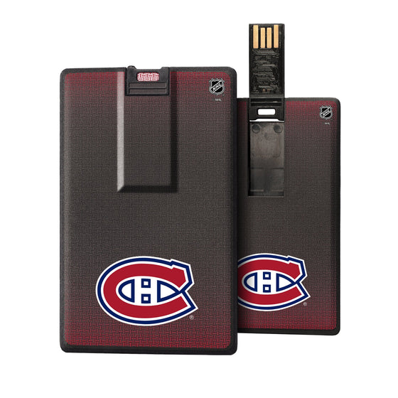 Montreal Canadiens Linen Credit Card USB Drive 32GB-0