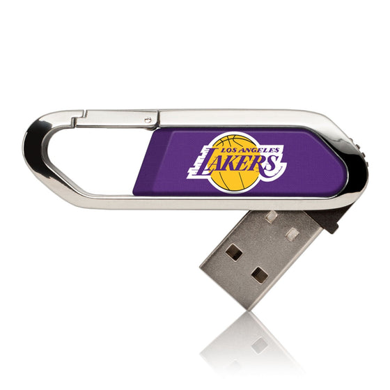 Los Angeles Lakers Solid USB 32GB Clip Style Flash Drive-0