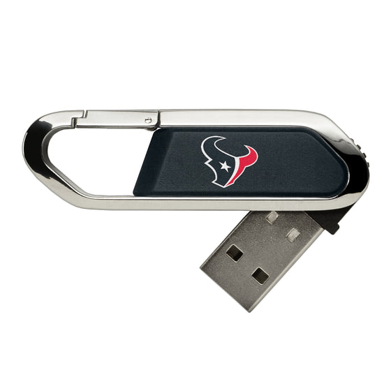 Houston Texans Solid USB 32GB Clip Style Flash Drive-0