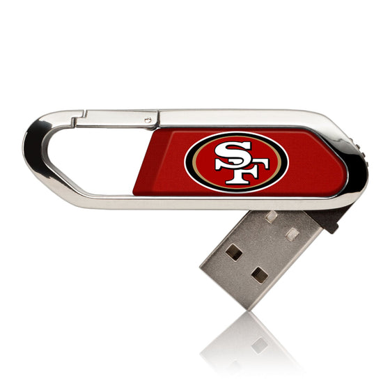 San Francisco 49ers Solid USB 16GB Clip Style Flash Drive-0