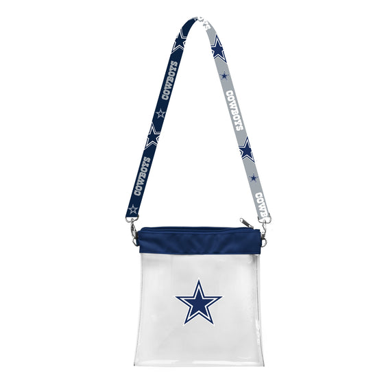 Dallas Cowboys Pattern Strap Clear Bag