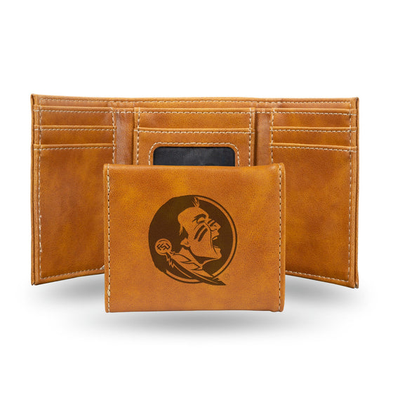 Florida State Seminoles Wallet Trifold Laser Engraved