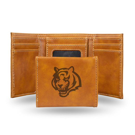 Cincinnati Bengals Wallet Trifold Laser Engraved