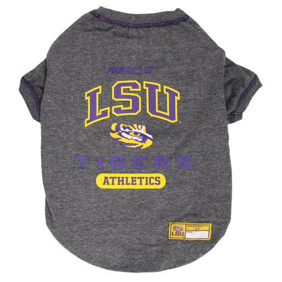 LSU Tigers Dog Tee Shirt Pets First