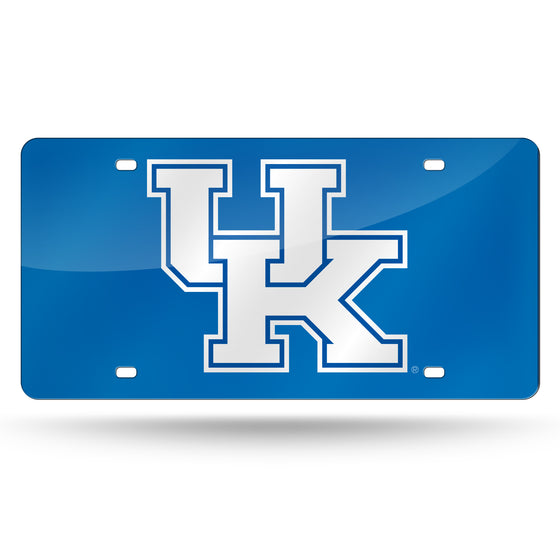 NCAA  Kentucky Wildcats Blue 12" x 6" Laser Cut Tag For Car/Truck/SUV - Automobile Décor