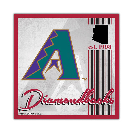 Arizona Diamondbacks Sign Wood 10x10 Album Design - Special Order