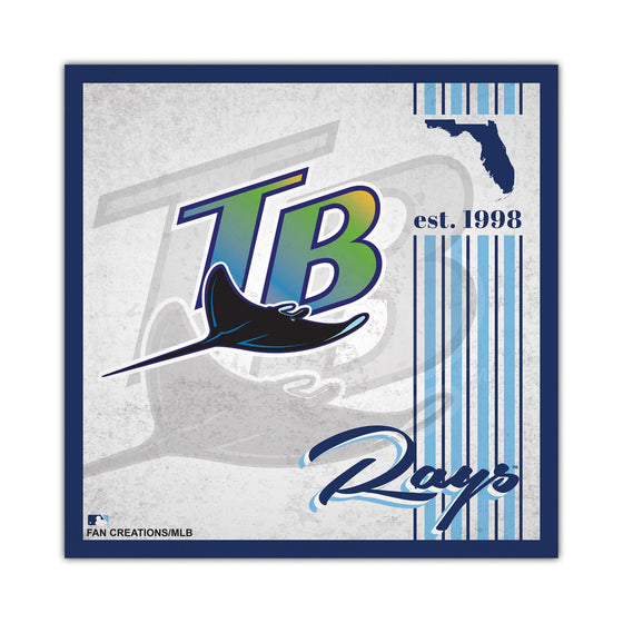 Tampa Bay Rays Sign Wood 10x10 Album Design - Special Order