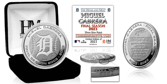 Miguel Cabrera Final Season Silver Mint Coin