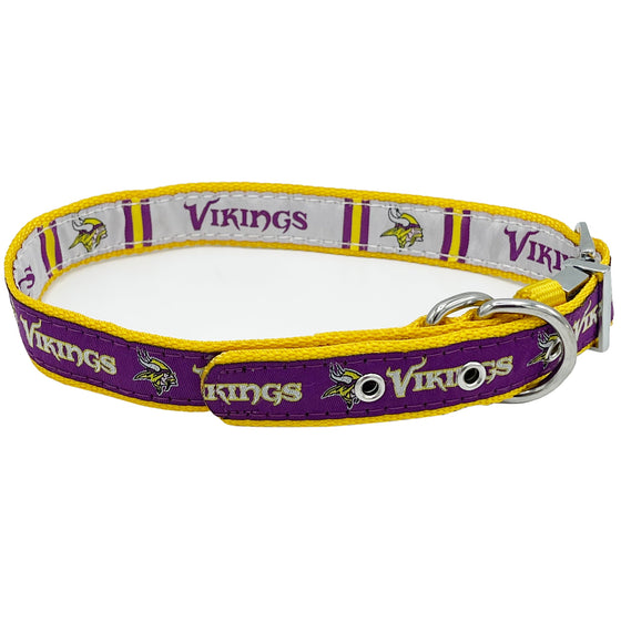 Minnesota Vikings Reversible Collar Pets First