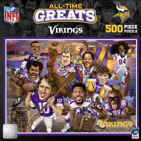 Minnesota Vikings Puzzle 500 Piece All-Time Greats