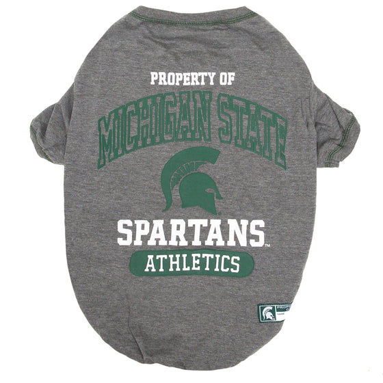 Michigan State Spartans Dog Tee Shirt Pets First