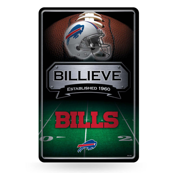 NFL Football Buffalo Bills  11" x 17" Large Metal Home Décor Sign