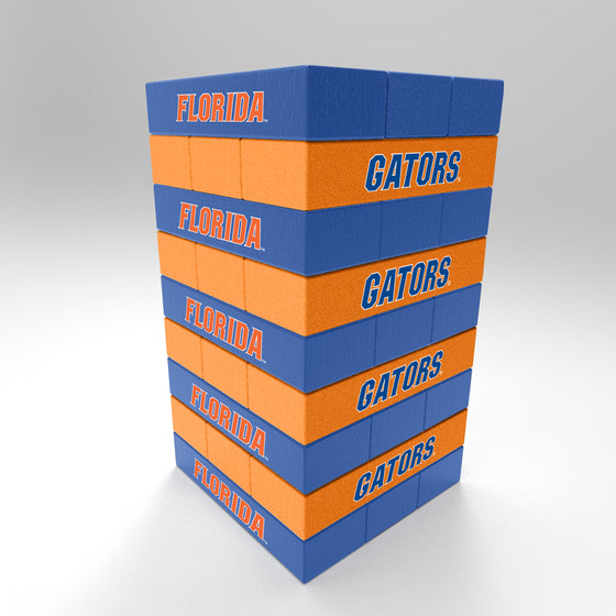 NCAA  Florida Gators  Mini Jumbling Tower Game - Wood Stackem Game