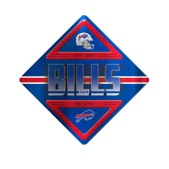 NFL Football Buffalo Bills  Metal Sign 16.5" x 16.5" Home Décor - Bedroom - Office - Man Cave