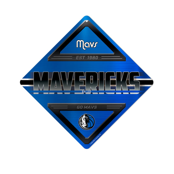 NBA Basketball Dallas Mavericks  Metal Sign 16.5" x 16.5" Home Décor - Bedroom - Office - Man Cave