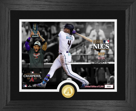 Ketel Marte Arizona Diamondbacks NLCS MVP Bronze Coin Photo Mint