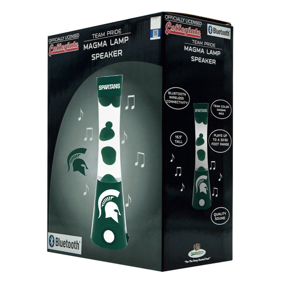 Michigan State Spartans Magma Lamp - Bluetooth Speaker Special Order