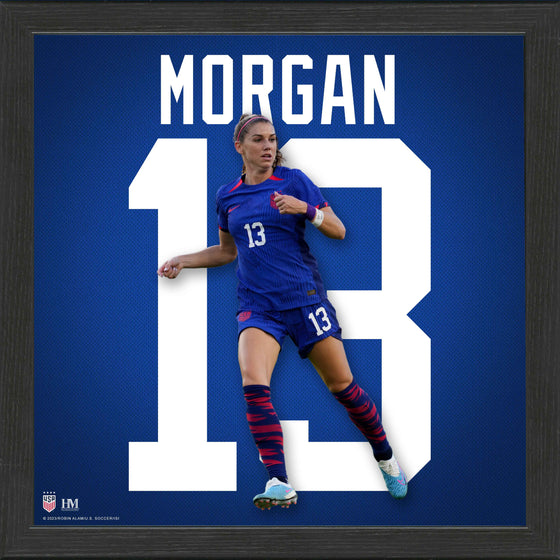 Alex Morgan US Women's Soccer IMPACT Jersey Frame