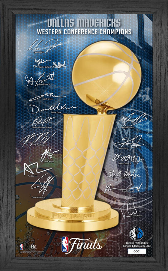 2024 NBA West Champions NBA Finals Signature Frame