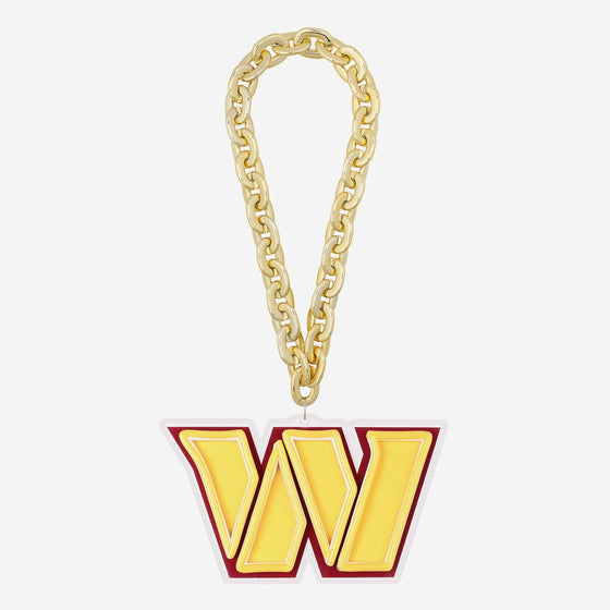 Washington Commanders Neon Light Up Big Logo Chain