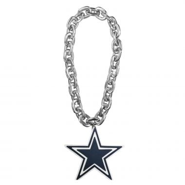 COWBOYS (SILVER) FAN CHAIN - 757 Sports Collectibles