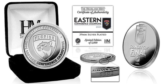 Florida Panthers 2024 NHL Eastern Conference Champions Silver Coin