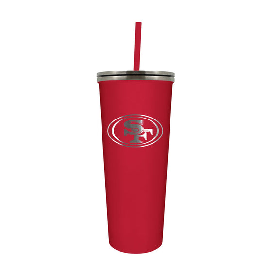 San Francisco 49ers 24 oz. SKINNY Tumbler - 757 Sports Collectibles