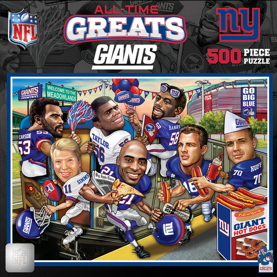 New York Giants Puzzle 500 Piece All-Time Greats - 757 Sports Collectibles