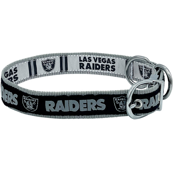 Las Vegas Raiders Reversible Collar Pets First