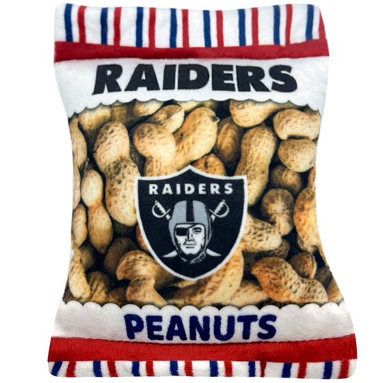 Las Vegas Raiders Peanut Bag Toy by Pets First