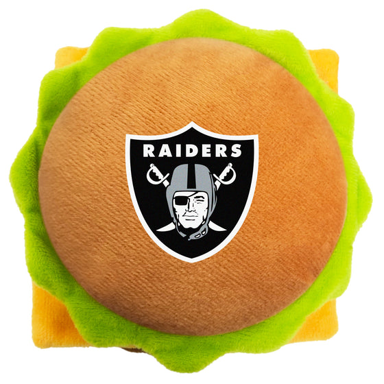 Las Vegas Raiders Hamburger Toy by Pets First