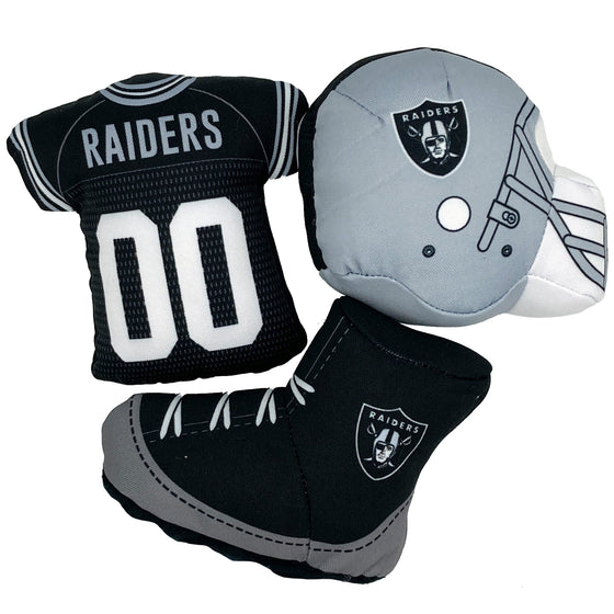 Las Vegas Raiders 3 Pc Locker Room Set Pets First