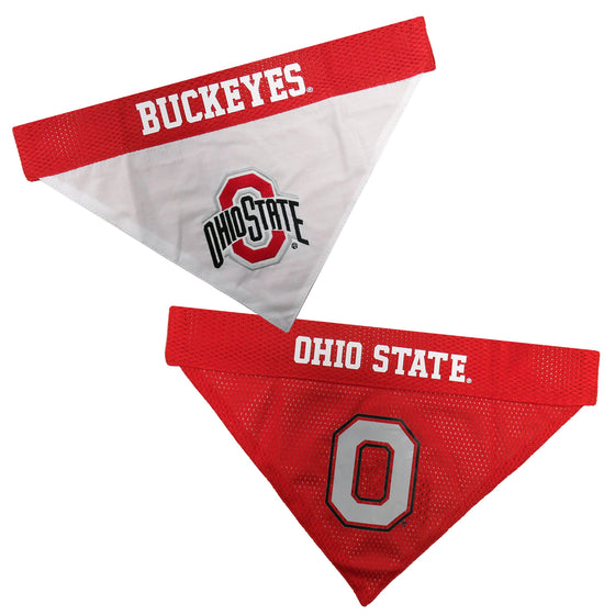 Ohio State Buckeyes Reversible Bandana Pets First