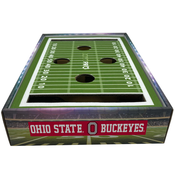 Ohio State Stadium Cat Toy