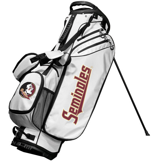 Florida State Seminoles Birdie Stand Golf Bag Wht - 757 Sports Collectibles