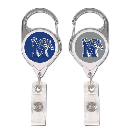 Memphis Tigers Badge Holder Premium Retractable - Special Order