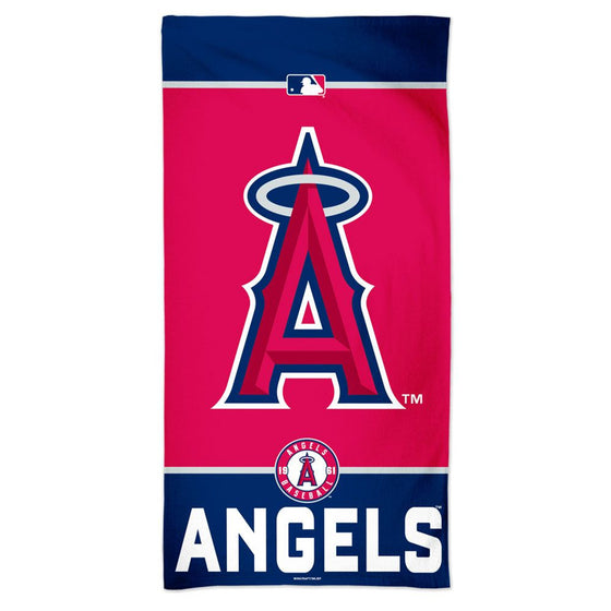 Los Angeles Angels Towel 30x60 Beach Style - Special Order