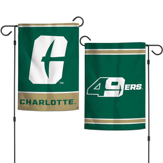 North Carolina-Charlotte 49ers Flag 12x18 Garden Style 2 Sided - Special Order