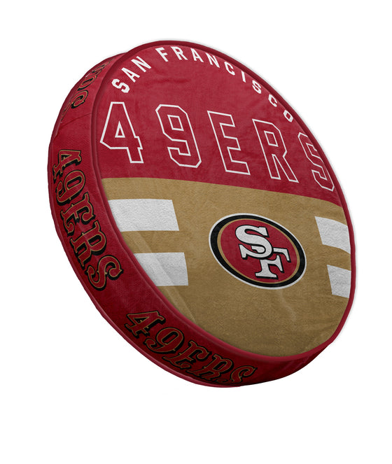 NFL San Francisco 49ers Circle Plushlete Pillow