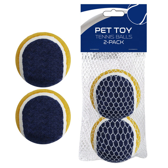 Generic 2pc Tennis Balls Blue/gold