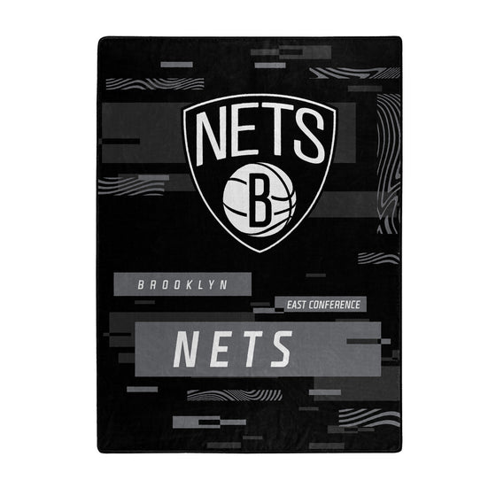 Brooklyn Nets Blanket 60x80 Raschel Digitize Design Special Order