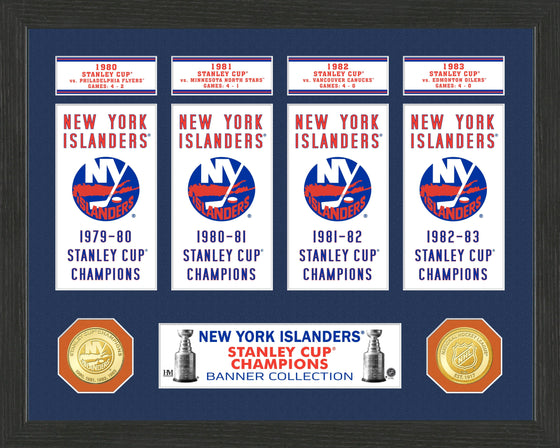 New York Islanders Stanley Cup Banner Collection Photo Mint