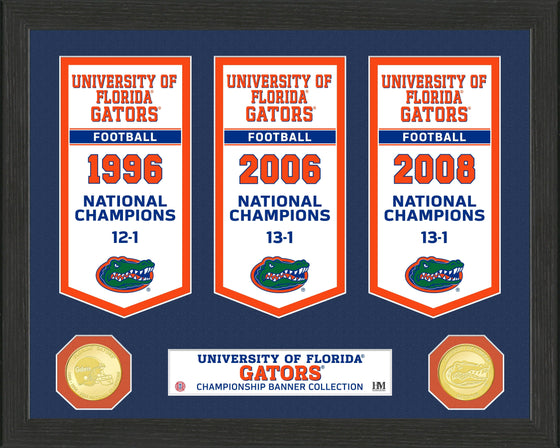 University of Florida National Champions Banner Collection Photo Mint