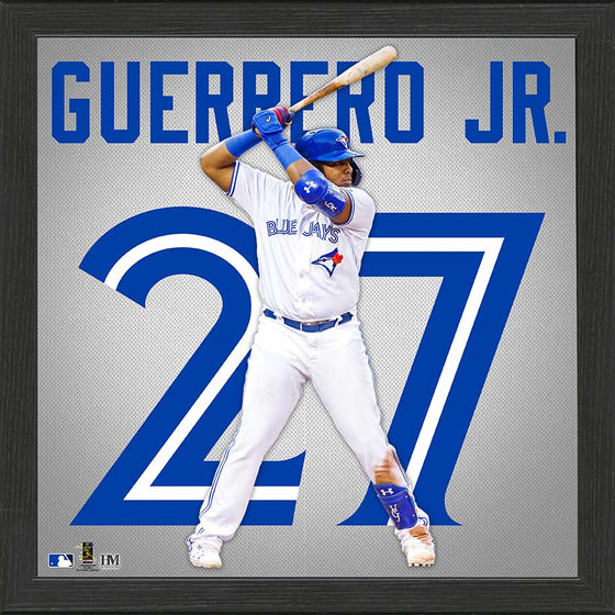 Vladimir Guerrero Jr. Impact Jersey Framed Photo