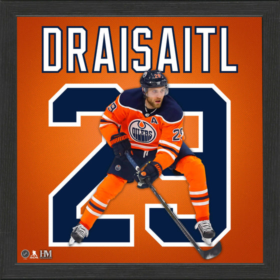 Leon Draisaitl Impact Jersey Frame